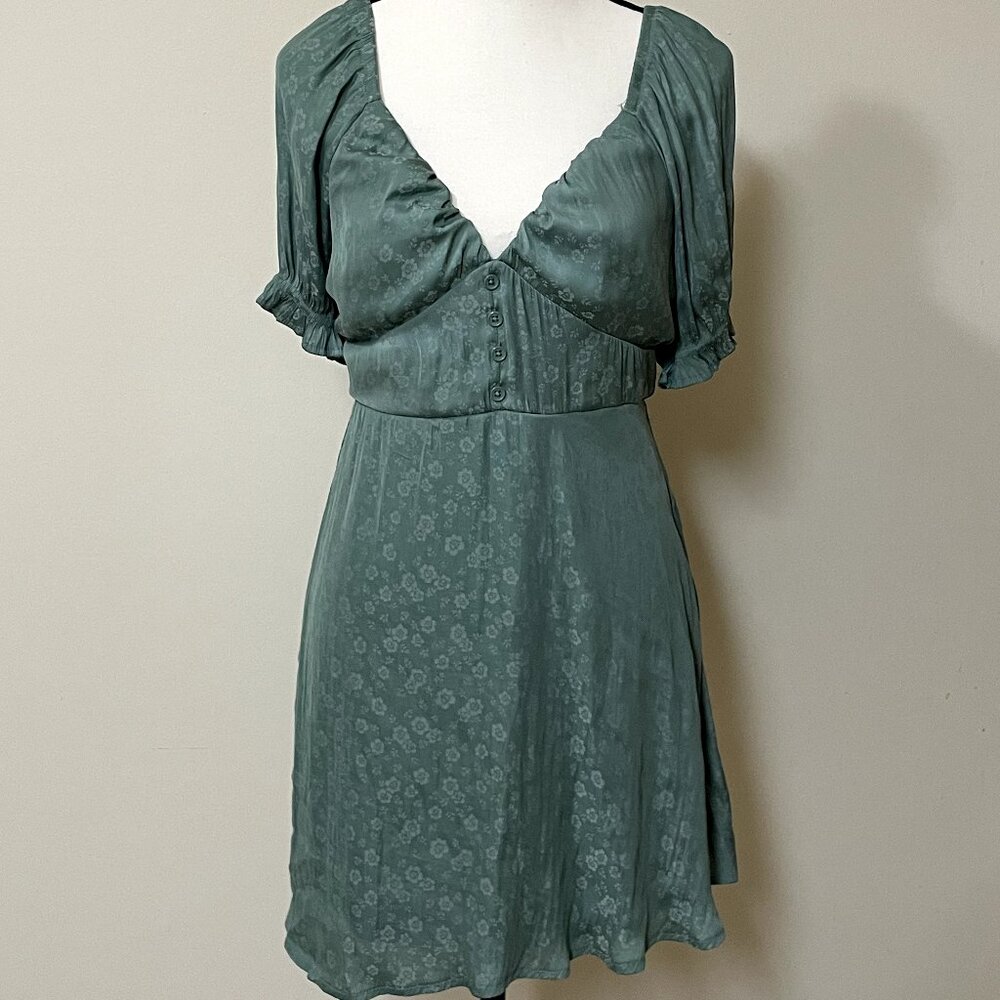 Wild Fable green floral dress